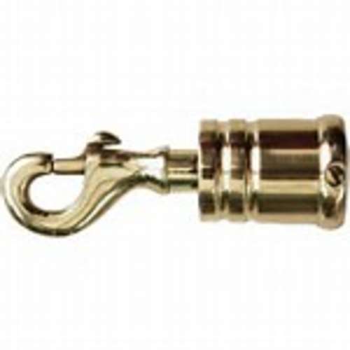 Barrier Rope End Brass Or Silver With Trigger